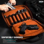 Savior Equipment Specialist Pistol Case Hunter Orange view 3