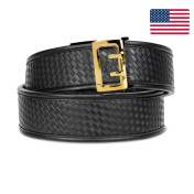 Kore D3 Kit Brass Buckle Complete: Kit Gun Belt 24-48" Black