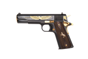 Custom & Collectable Colt 1911 "El Orgullo De Mexico" .38 Super 5" Black