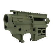 Faxon X-Tra Lite AR-15 Stripped Receiver Set OD green view 3