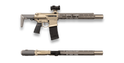 Q LLC Honey Badger SD .300 Blackout 7" FDE view 2