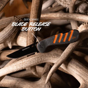 Outdoor Edge Razor HTX 3.5" Drop Point Folding Knife Orange/Black view 2