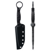 Toor Knives Serpent S 3.75" Fixed Blade SOCOM Black view 3
