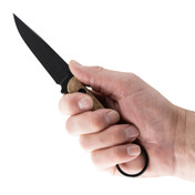 Toor Knives Serpent S 3.75" Fixed Blade Flat Dark Earth view 4