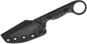 Toor Knives Jank Shank S 3" Clip Point Fixed Blade Black view 3