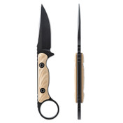 Toor Knives Jank Shank S 3" Clip Point Fixed Blade Flat Dark Earth