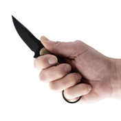 Toor Knives Jank Shank S 3" Clip Point Fixed Blade Flat Dark Earth view 4