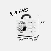 Turtlebox Cub Bluetooth Speaker White TB-CUB-G1-WHITE-2 view 2