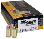 Sig Sauer Elite 380 ACP 100 Grain Full Metal Jacket