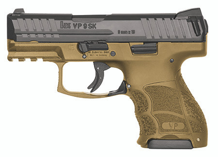 Heckler & Koch VP9SK 9mm 3.39" FDE