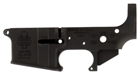 Spikes Tactical PHU Spade Stripped Lower Receiver Black view 2