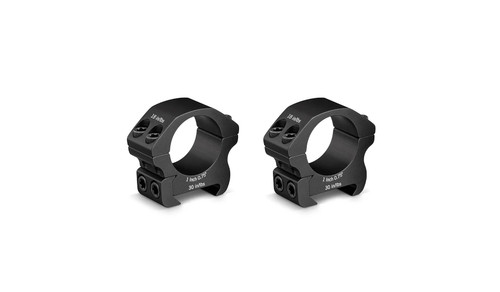 Vortex Pro Series 1" Rings Low - 0.75" Black