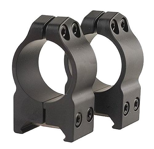 Warne Maxima Vertical Scope Rings Medium 1" Black Steel
