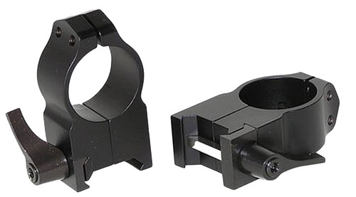 Warne Maxima Vertical QD Scope Rings Extra High 1" Black Steel