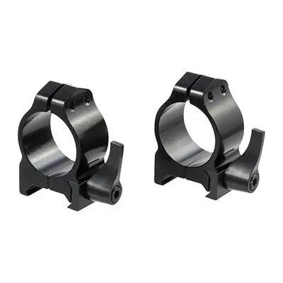 Warne Maxima Vertical QD Scope Rings Medium 34mm Black Steel 220LM