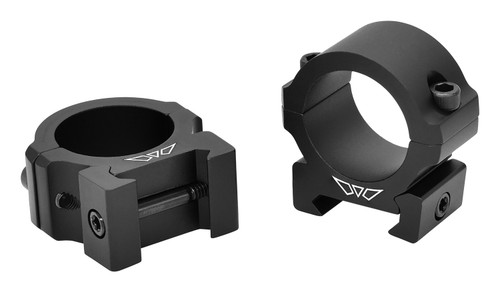 Warne Vapor Horizontal Scope Rings Low 1" Black