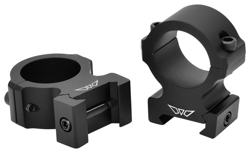 Warne Vapor Horizontal Scope Rings High 1" Black