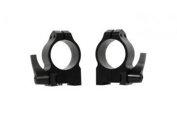 Warne Maxima QD CZ 550/557 Scope Rings Medium 30mm Black Steel