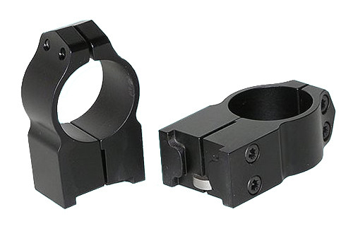 Warne Maxima Ruger M77 Scope Rings High 1" Black Steel