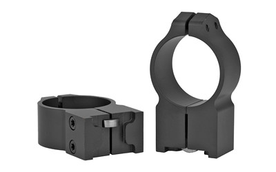 Warne Maxima Ruger M77 Scope Rings High 30mm Black Steel