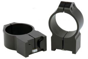 Warne Maxima Ruger No.1 Scope Rings High 30mm Black Steel