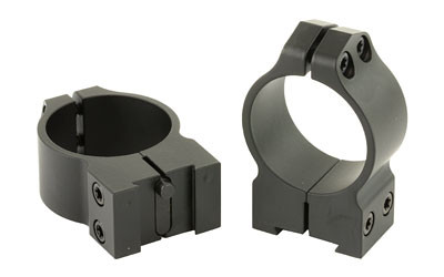 Warne Maxima Tikka Scope Rings Medium 30mm Black Steel