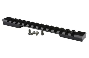 Warne Mountain Tech Tactical Weatherby Mark V Standard 6 Lug Picatinny/Weaver Rail 20 MOA Black