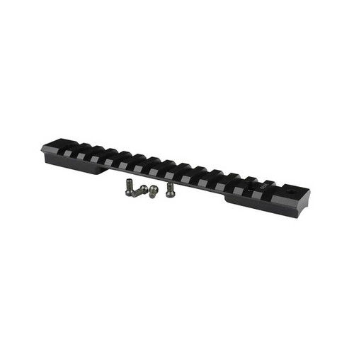 Warne Mountain Tech Tactical Nosler M48 Short Action Picatinny/Weaver Rail Black view 2