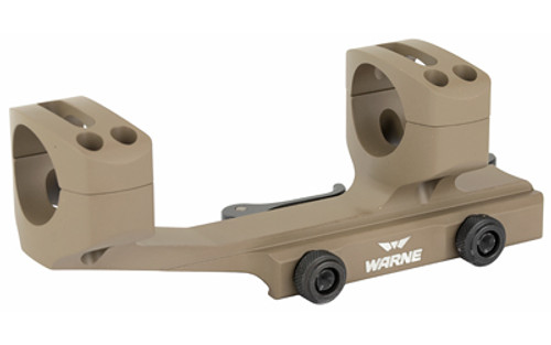 Warne X-SKEL Extended Cantilever Mount 30mm For AR Platform- 1.43" Flat Dark Earth QDXSKEL30DE