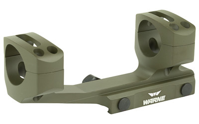 Warne X-SKEL Gen 2 Extended Cantilever Mount 1" For AR Platform- 1.43" OD Green
