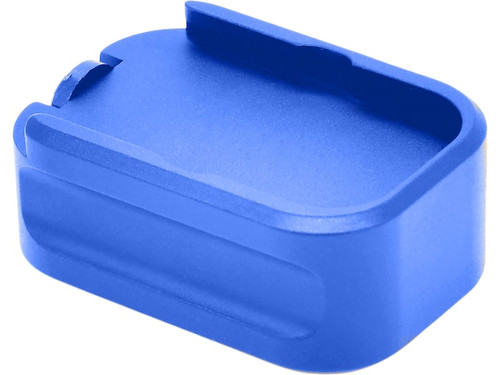 Warne Glock Model 17/22 Magazine Extended Base Pad Blue