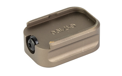 Warne Glock Model 19/23 Magazine Extended Base Pad Flat Dark Earth