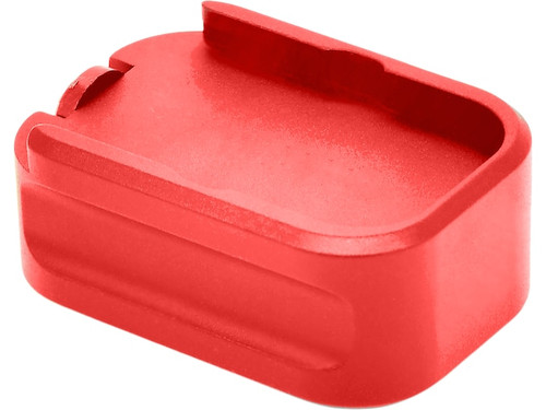Warne 9mm Magazine Extended +0 Base Pad S&W M&P Red