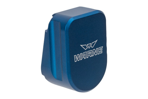 Warne 9mm Magazine Extension +3/9mm, +2/.40 Blue view 2