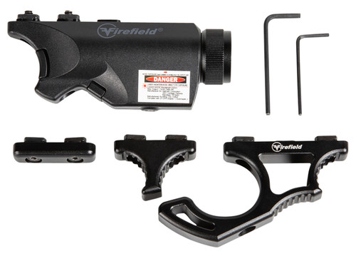 Firefield Rival XL Weapon Light w/ White LED Light & Red Laser Black view 2