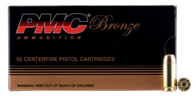 PMC Bronze 40 S&W 165 gr 989 fps Full Metal Jacket