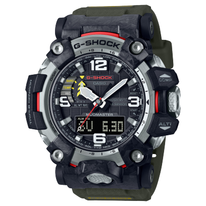 G-Shock Tactical Mudmaster Solar Powered Analog-Digital Watch Green