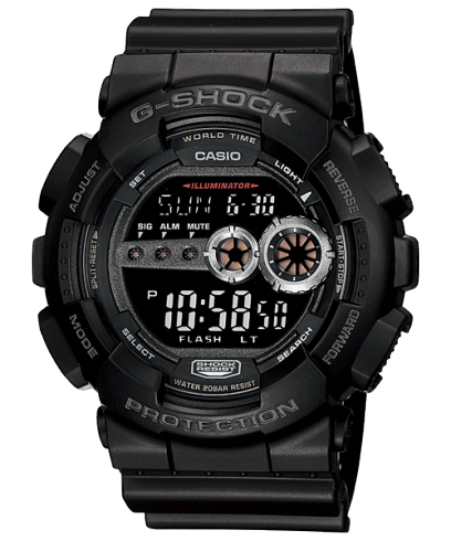 G-Shock Tactical Digital Watch with Super Bright LED Light Black