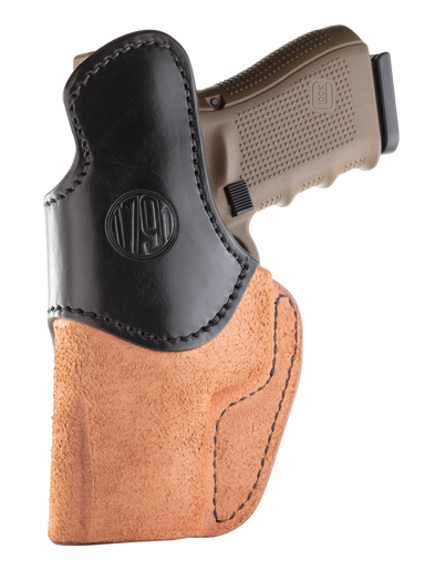 1791 Gunleather Rigid Concealment IWB Black/Brown Size 04 Rigid Concealment-4-BLB-R