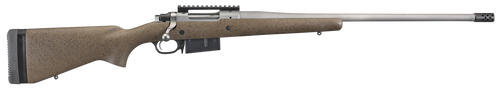 Ruger Hawkeye Long Range Hunter 6.5 Creedmoor Stainless Black/Brown view 3