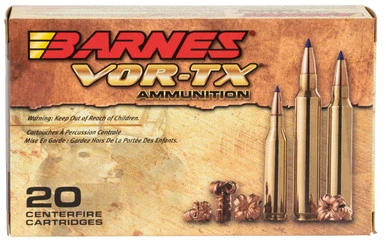 Barnes VOR-TX 30-06 Springfield 150 Grain Tipped TSX Boat-Tail