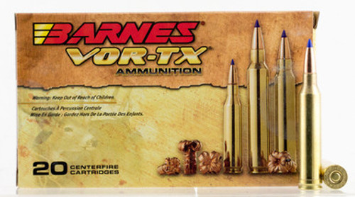 Barnes VOR-TX 7mm Rem Mag 150 Grain Tipped TSX Boat-Tail 21563