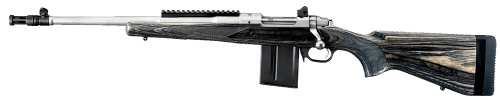 Ruger Scout 308 Win LH Stainless/Black 6821