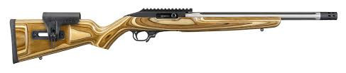 Ruger 10/22 Competition 22LR 16.1" Stainless/Brown view 2