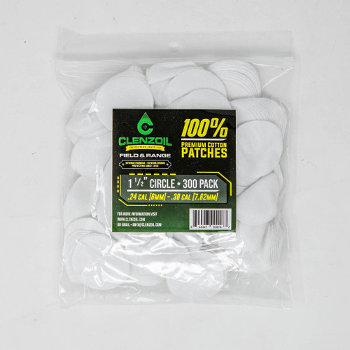 Clenzoil Cotton Patches 1-1/2"