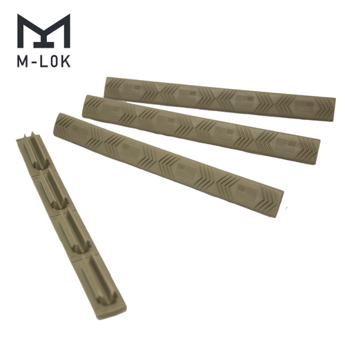 ERGO MLOK Rail Cover Dark Earth view 2