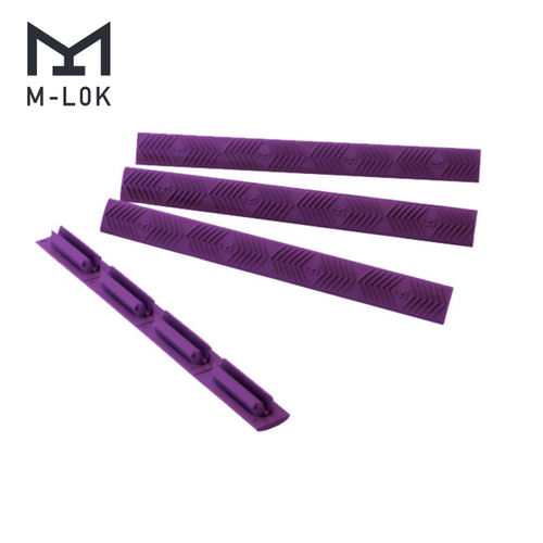 ERGO MLOK Rail Cover Purple view 2
