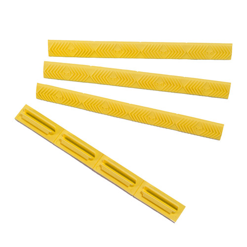 ERGO MLOK Rail Cover Yellow 4332-4PK-YL