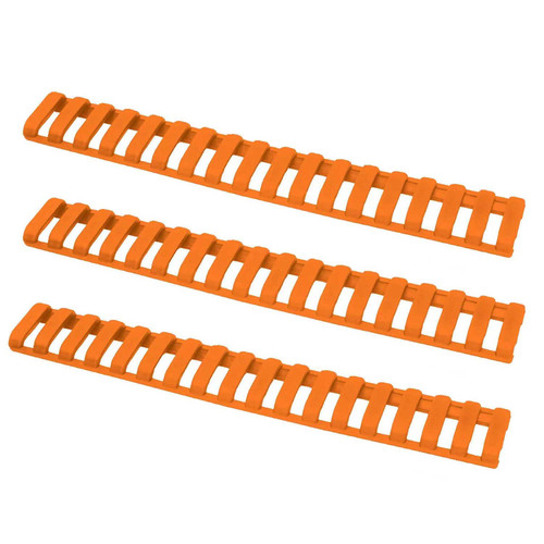 ERGO Picatinny Rail Cover Orange view 2