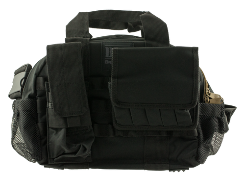 Bulldog BDT Tactical Range Bag with Molle Mag Pouches Black view 2